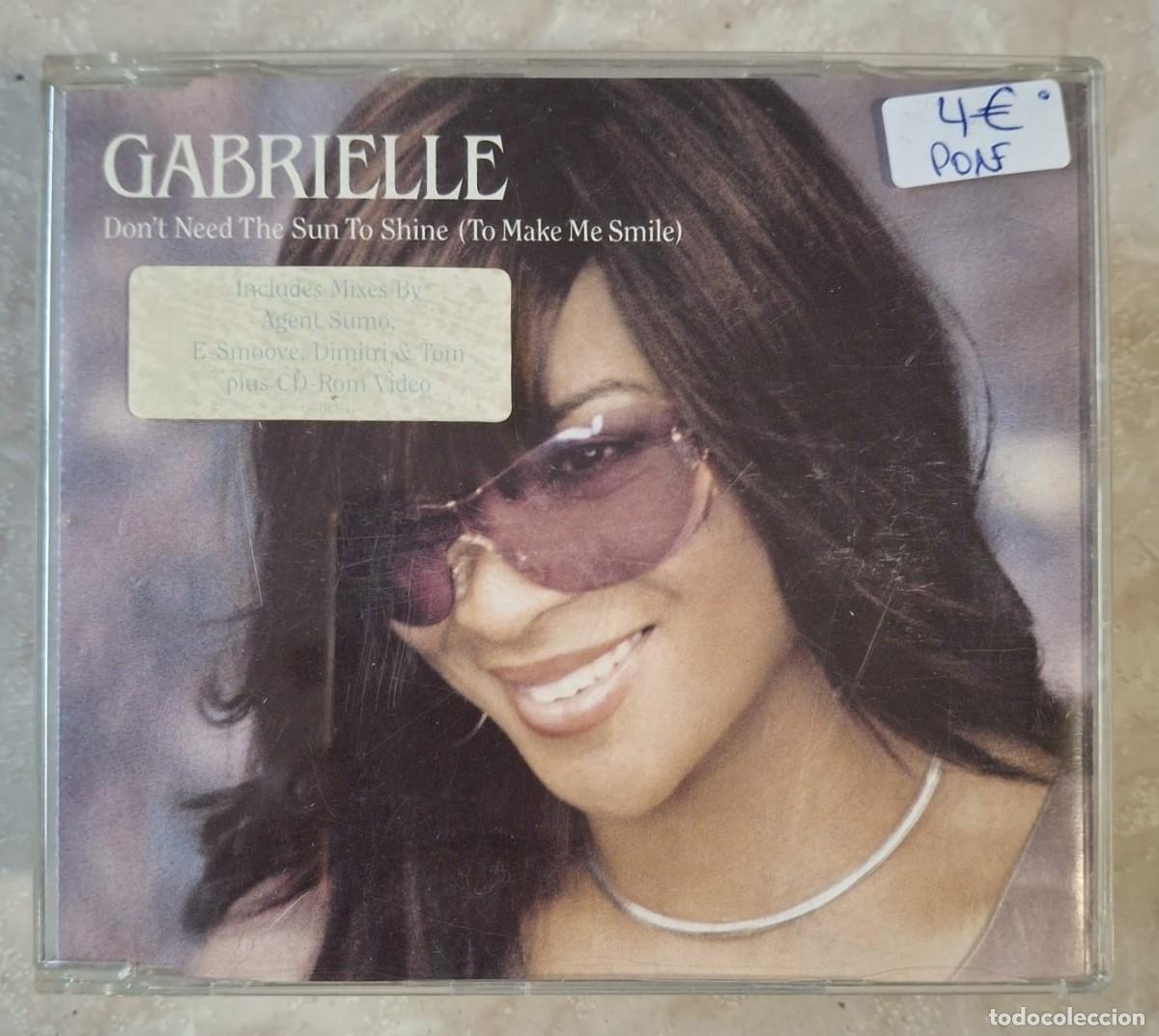 CDs de m&uacute;sica: CD GABRIELLE DON&acute;T NEED THE SUN TO SHINE