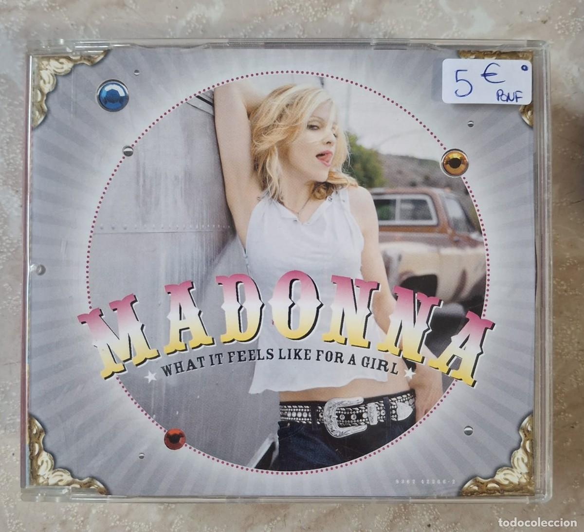 CDs de m&uacute;sica: CD MADONNA &rdquo;WHAT IT FEELS LIKE FOR A GIRL&rdquo;