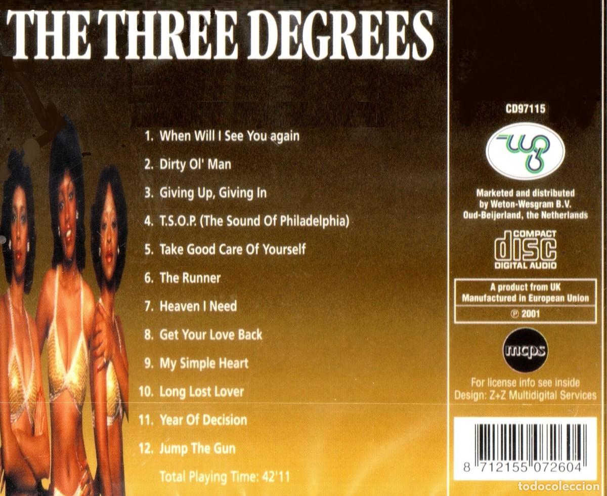 CDs de m&uacute;sica: [PRECINTADO]. THE THREE DEGREES. RECOPILATORIO. CD. - Foto 2