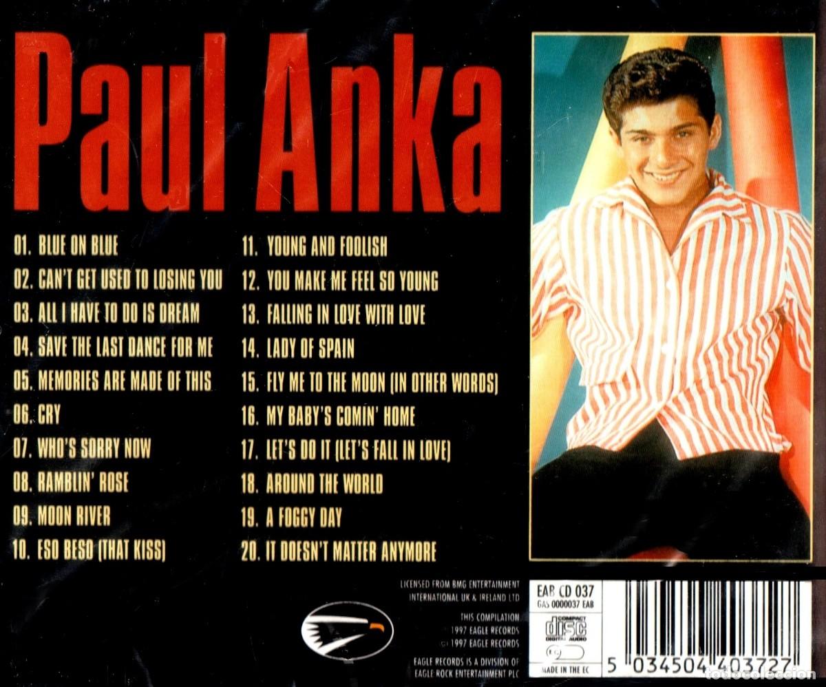 CDs de m&uacute;sica: [PRECINTADO] - PAUL ANKA. THE MASTERS. RECOPILATORIO. CD. - Foto 2