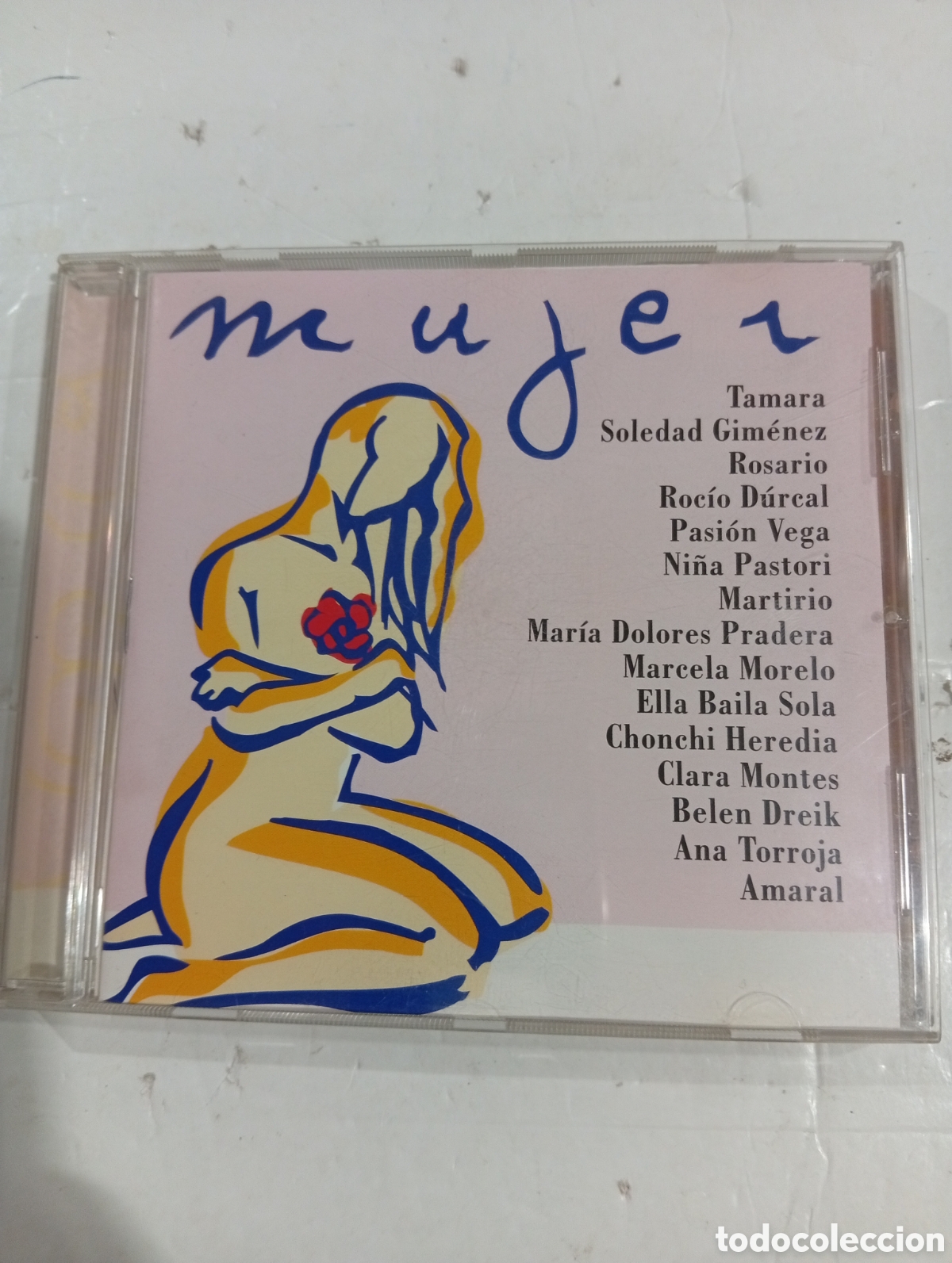 CDs de m&uacute;sica: Mujer Tamara, Amaral, Pasi&oacute;n Vega...