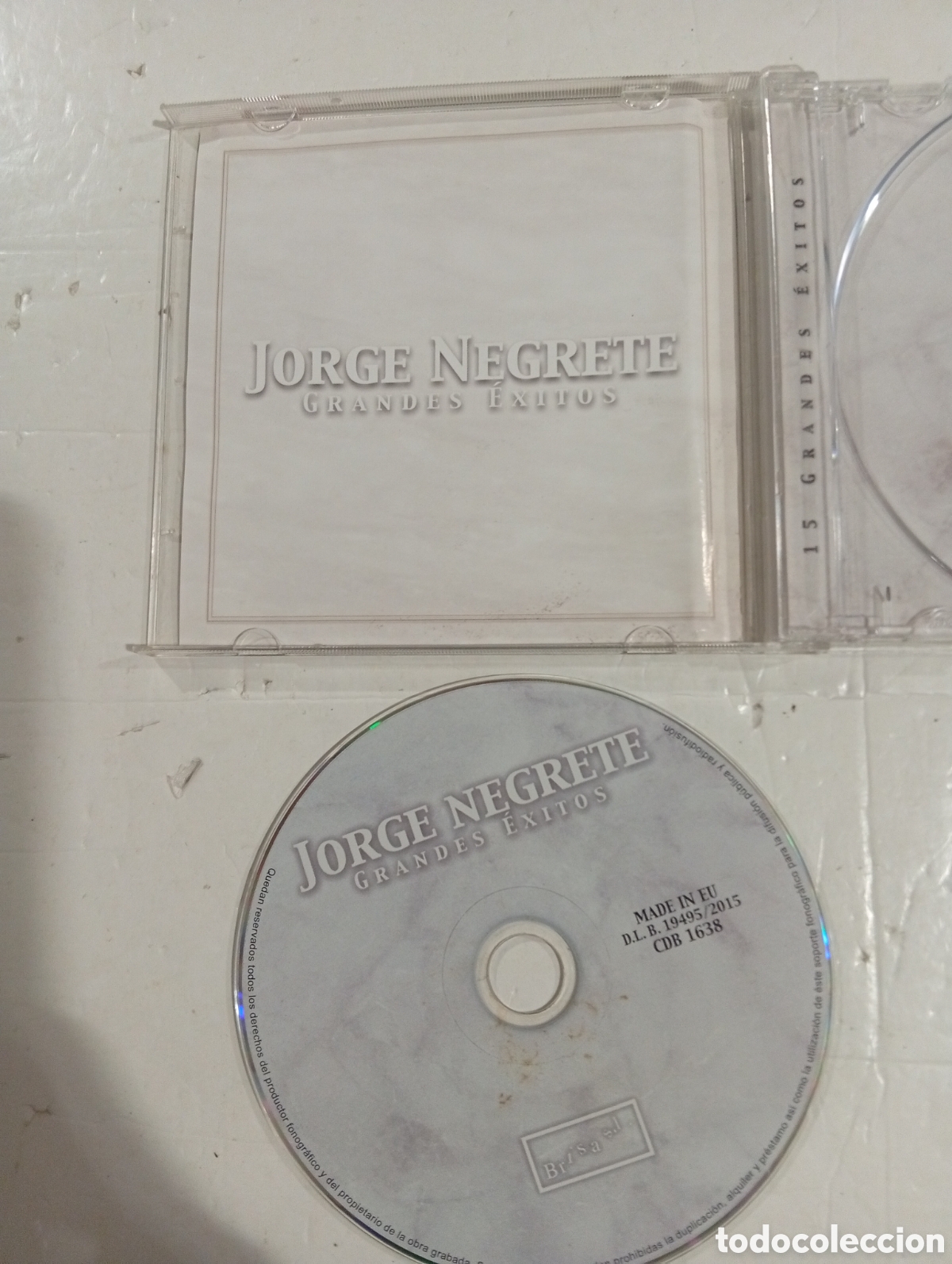 CDs de m&uacute;sica: Jorge Negrete Grandes &eacute;xitos - Foto 3