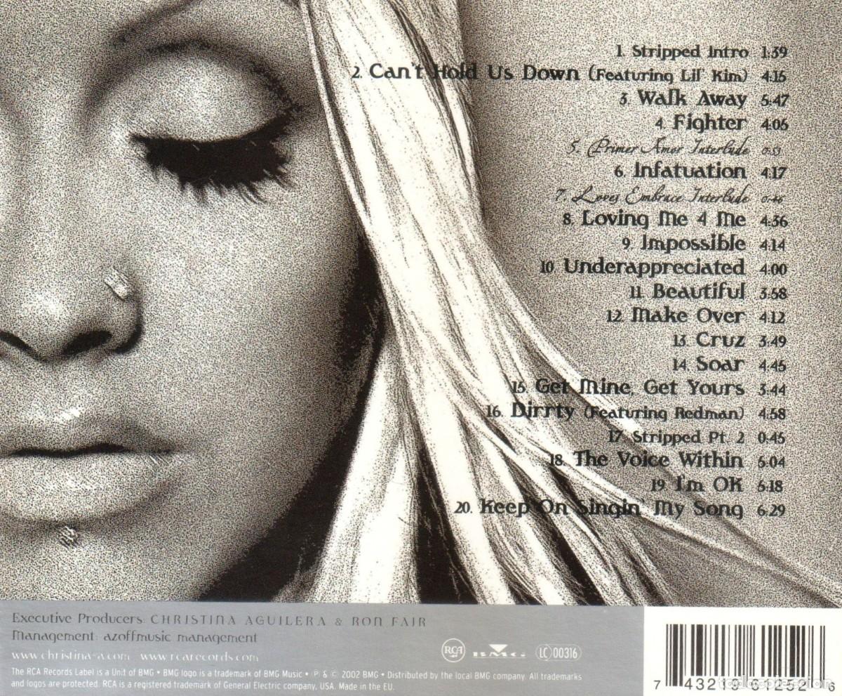 CDs de m&uacute;sica: CHRISTINA AGUILERA. STRIPPED. CD. - Foto 3