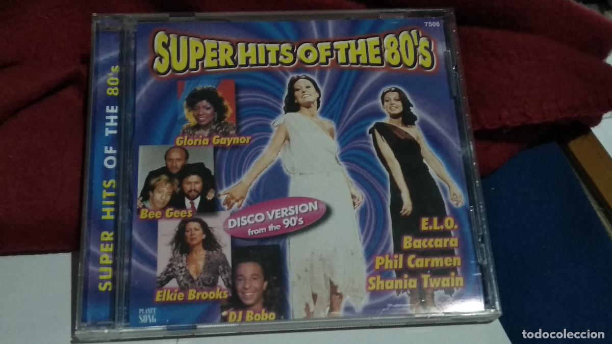 CDs de m&uacute;sica: Super Hits Of The 80's - CD DISCO VERSION FROM THE 90&acute;S - DISCO DANCE, ROCK - Pet Shop Boys, E.L.O..