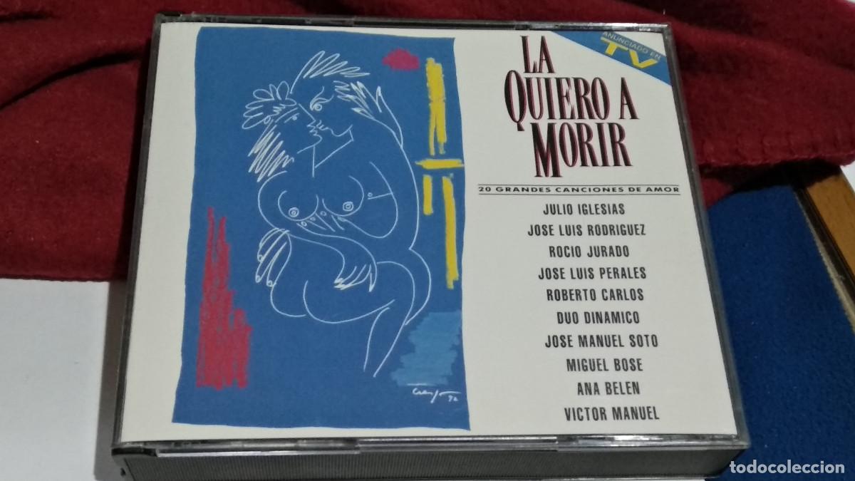 CDs de m&uacute;sica: LA Quiero A Morir / 20 GRANDES CANCIONES DE AMOR - DOBLE CD 2 X CD 1993 EPIC CBS - CON LIBRETO
