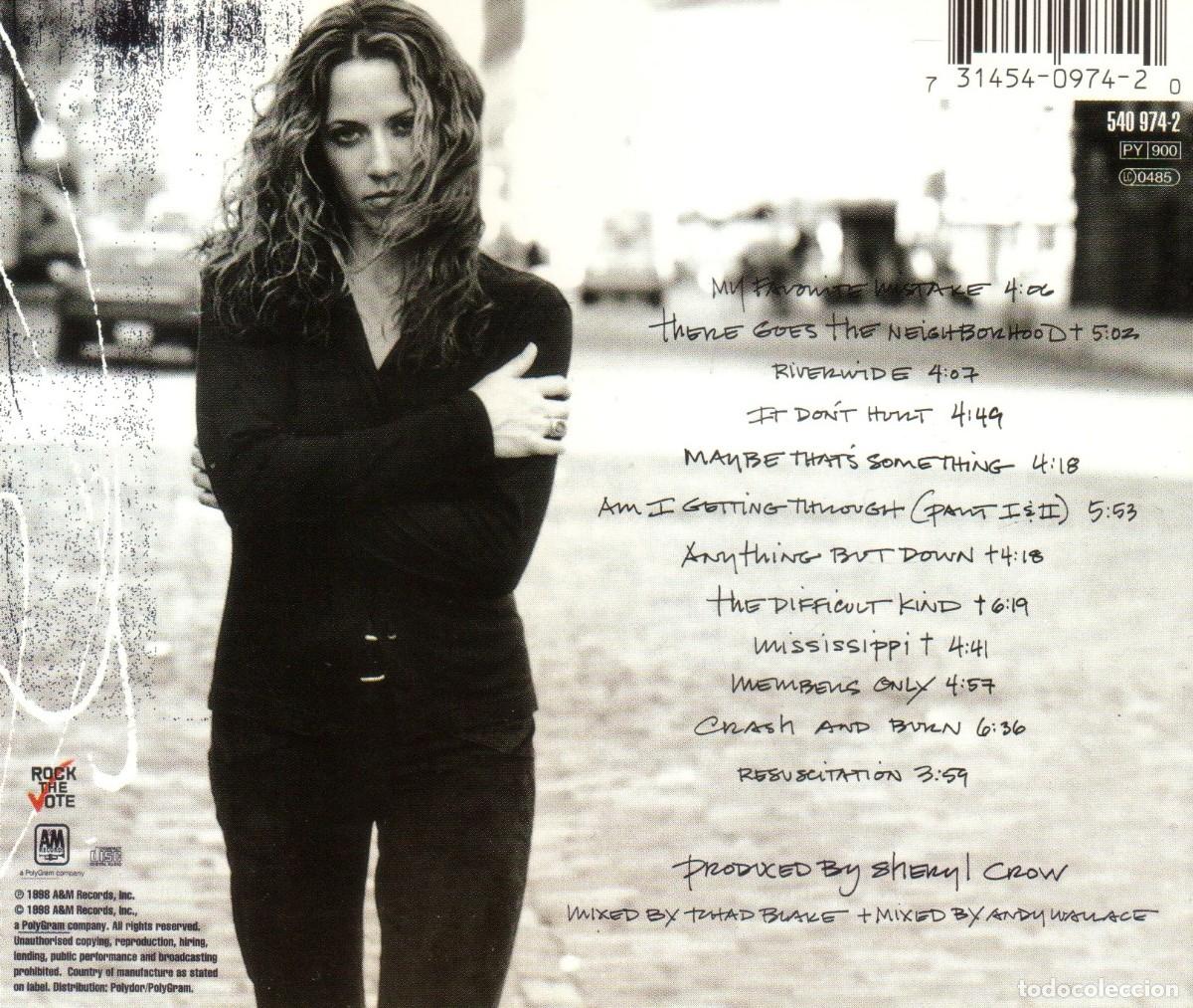 CDs de m&uacute;sica: SHERYL CROW. THE GLOBE SESSIONS. CD. - Foto 2