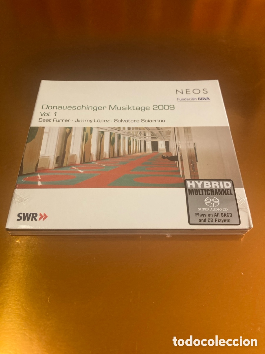 CDs de m&uacute;sica: Donaueschinger Musiktage 2009 Vol. 1 (SACD H&iacute;brido) - Sello NEOS 11051 Fundaci&oacute;n BBVA