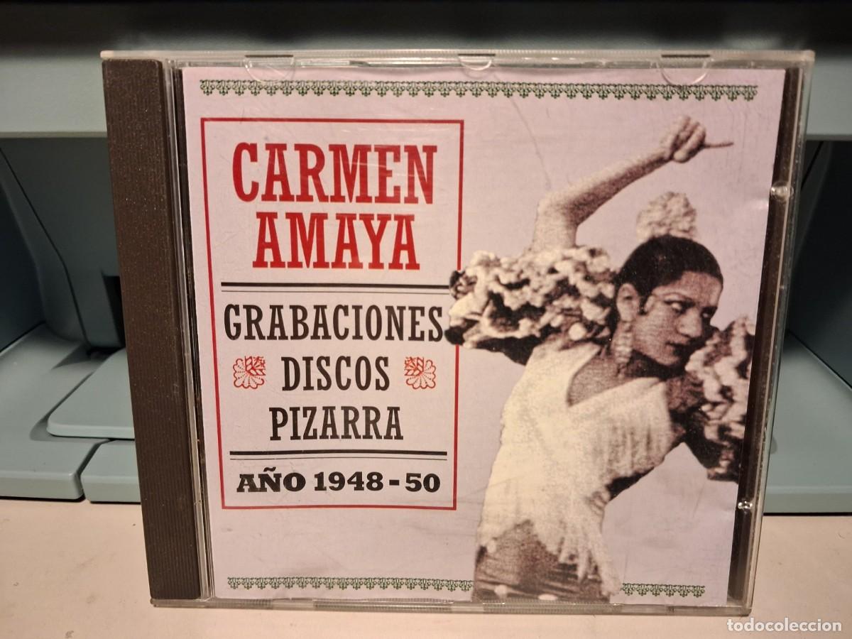 CDs de m&uacute;sica: CD CARMEN AMAYA : GRABACIONES DISCOS PIZARRA