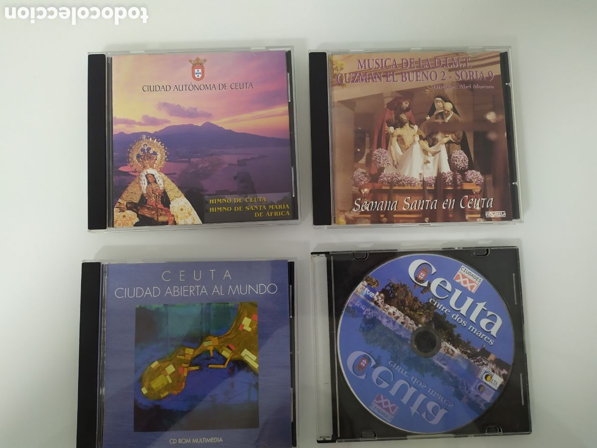 CDs de m&uacute;sica: 4 CDS DE LA COMUNIDAD AUTONOMA DE CEUTA - VER FOTOS