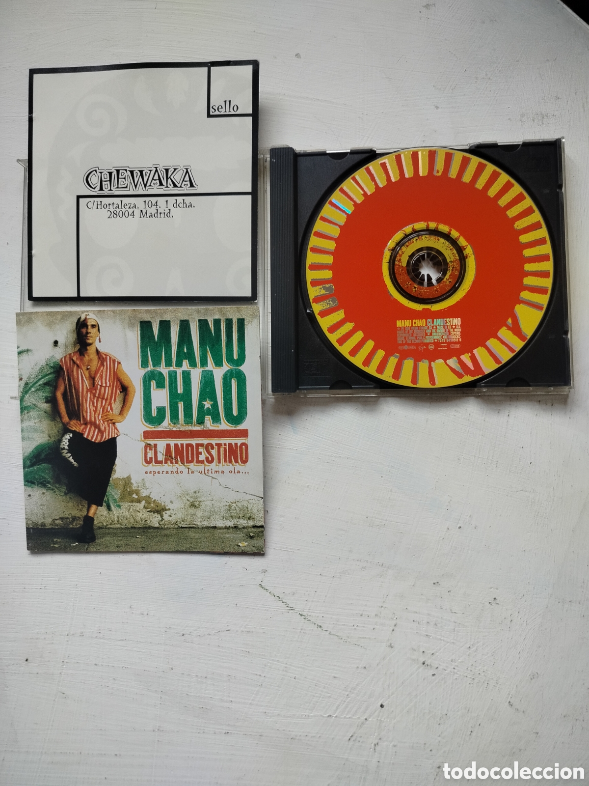 CDs de m&uacute;sica: Manu Chao CD Clandestino