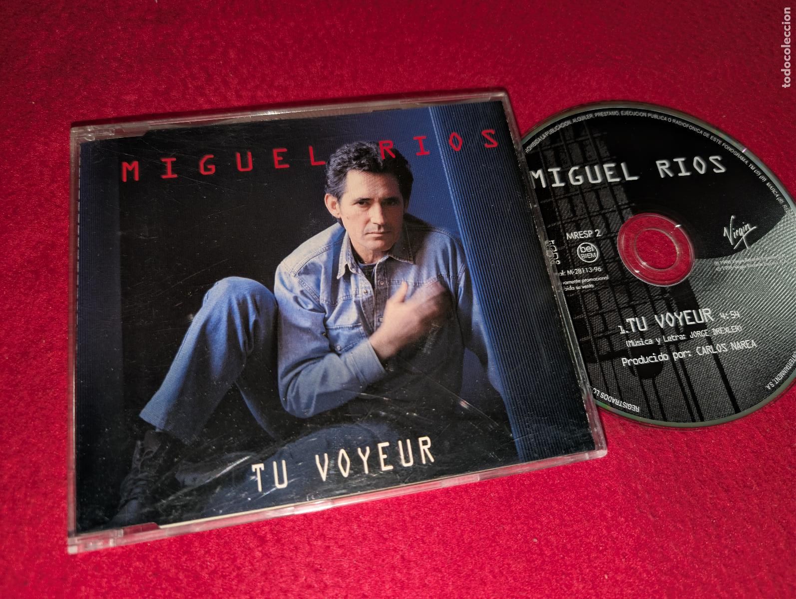 CDs de m&uacute;sica: MIGUEL RIOS Tu voyeur CD SINGLE 1996 PROMO