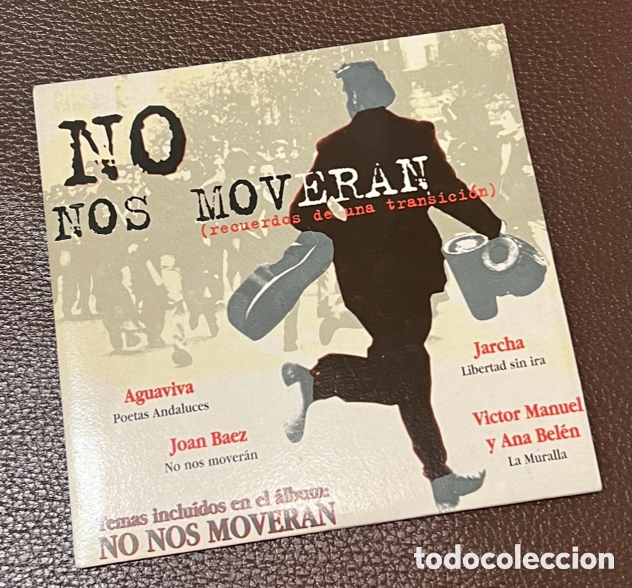 CDs de m&uacute;sica: CD Promocional. Varios Artistas. &ldquo;No nos mover&aacute;n&rdquo;. Hispavox. 1995.