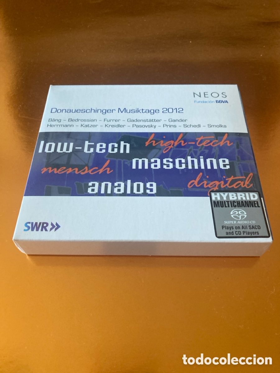 CDs de m&uacute;sica: Box Set 3 SACD Donaueschinger Musiktage 2012. NEOS 11303-05. Fundaci&oacute;n BBVA. Precintado