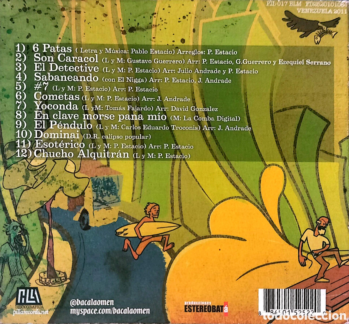 CDs de m&uacute;sica: CD Bacalao Men - Sabaneando - Foto 3