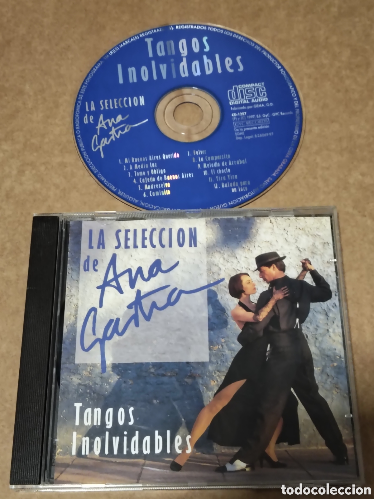 CDs de m&uacute;sica: Tangos Inolvidables&rdquo; de La Selecci&oacute;n de Ana Gastra