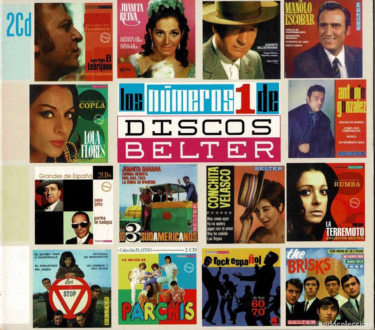 CDs de m&uacute;sica: Los N&uacute;meros 1 de Discos Belter. 2 x CD