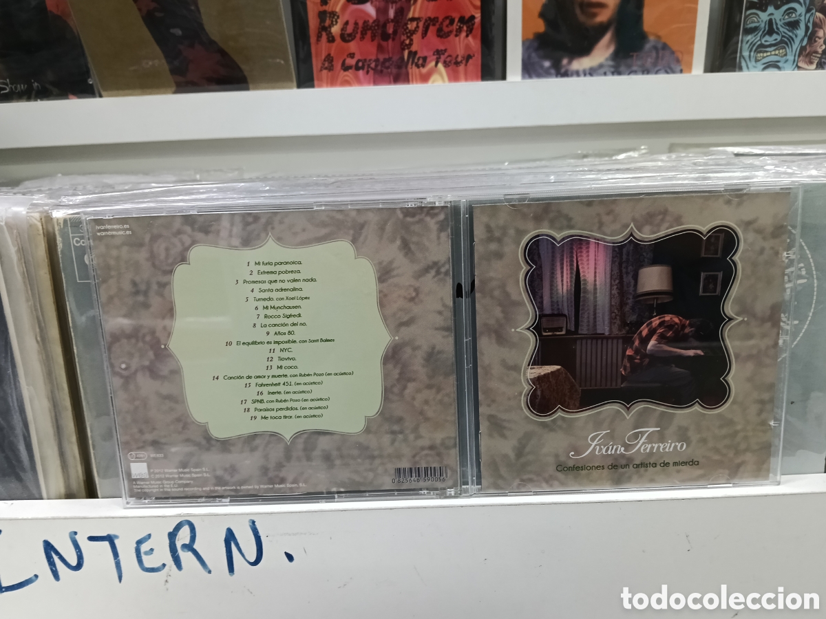 CDs de m&uacute;sica: Iv&aacute;n Ferreiro CD confesiones de un artista de mierda