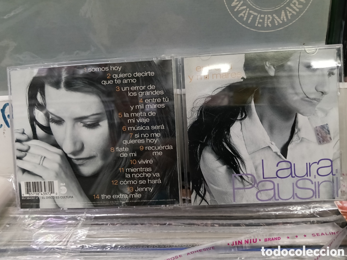CDs de m&uacute;sica: Laura Pausini CD entre t&uacute; y mates chile 2000