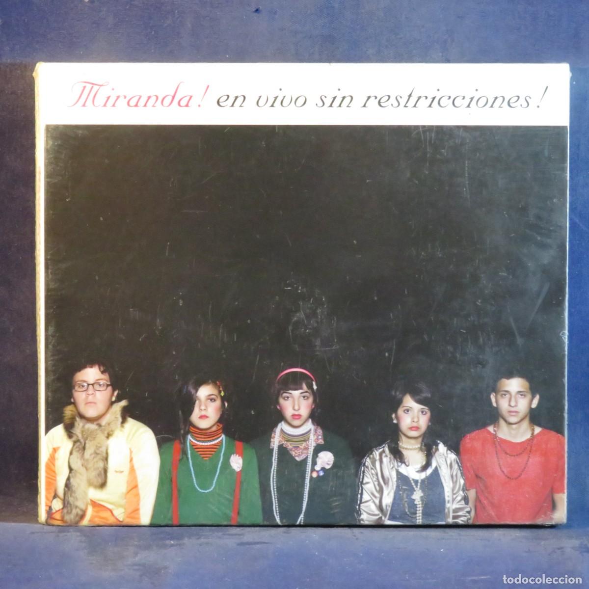 CDs de m&uacute;sica: MIRANDA! &ndash; EN VIVO SIN RESTRICCIONES! - CD