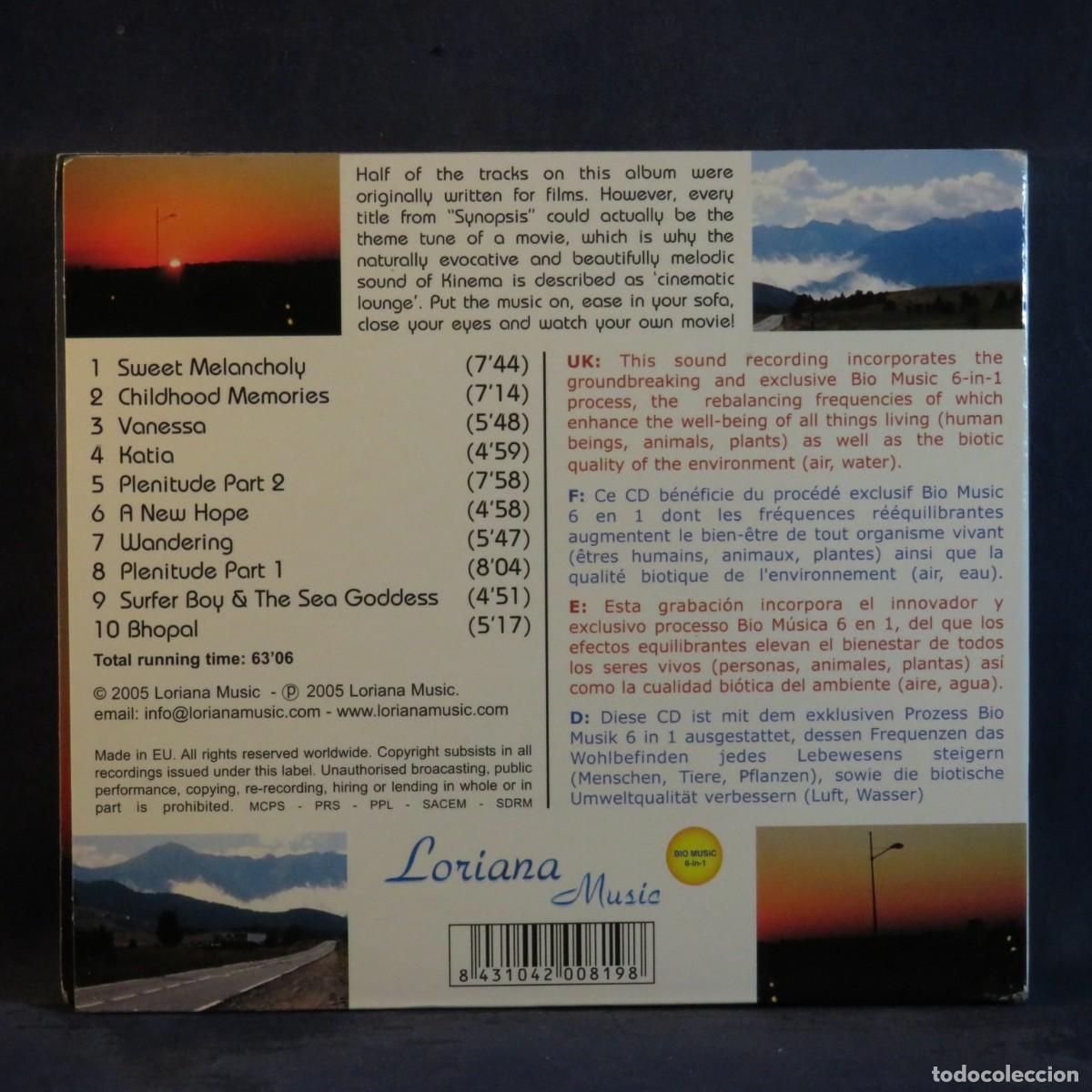 CDs de m&uacute;sica: KINEMA &ndash; SYNOPSIS - CD - Foto 2