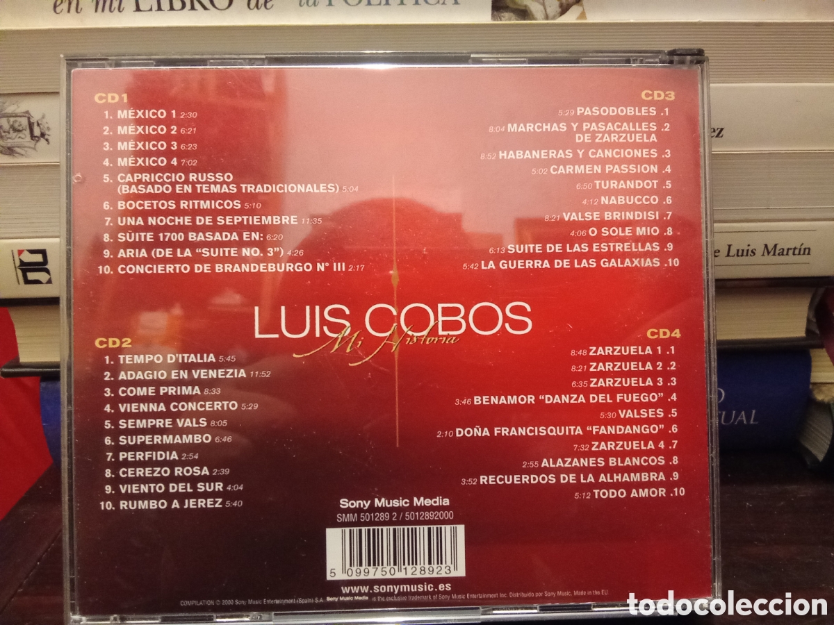 CDs de m&uacute;sica: LUIS COBOS - Mi historia 4 CDS - Foto 15