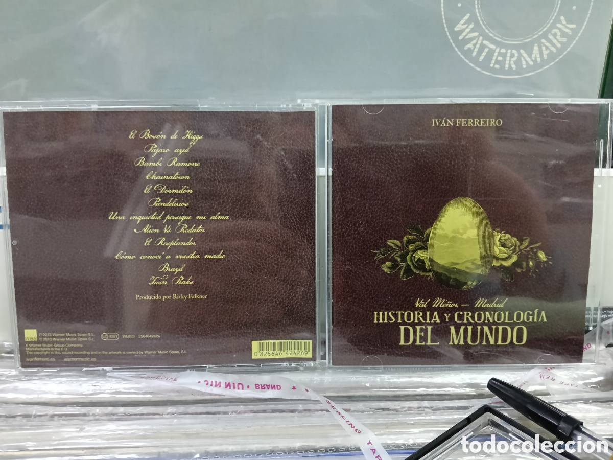 CDs de m&uacute;sica: Iv&aacute;n Ferreiro CD historia y cronolog&iacute;a del mundo 2013