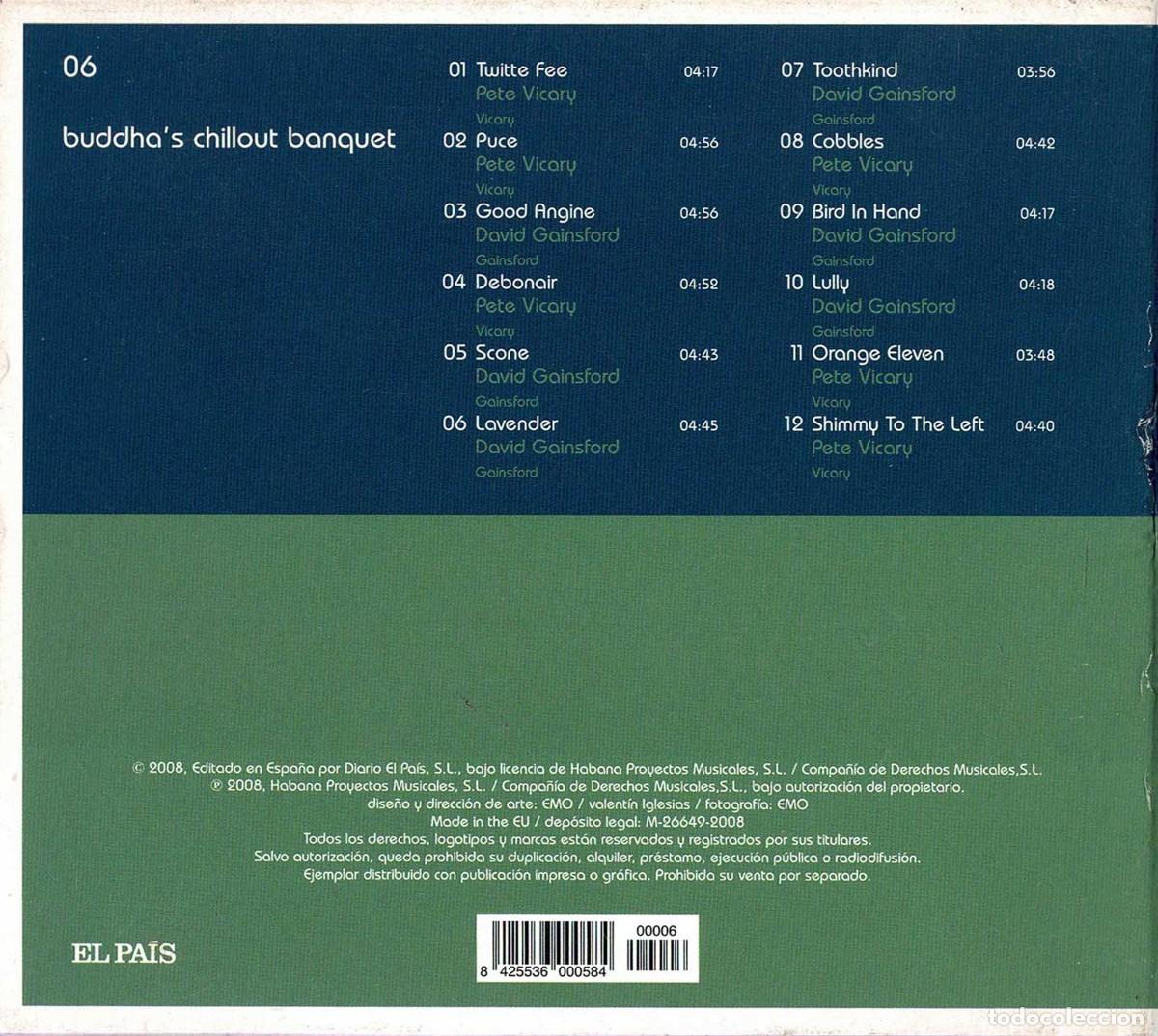 CDs de m&uacute;sica: Buddhas Chillout Banquet. CD - Foto 2