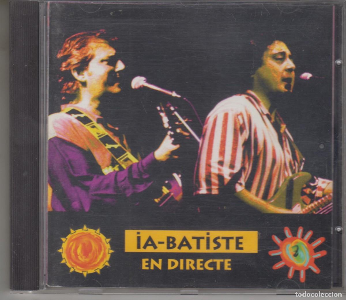 CDs de m&uacute;sica: Ia - Batiste &lrm;cd En Directe 1993 PDI