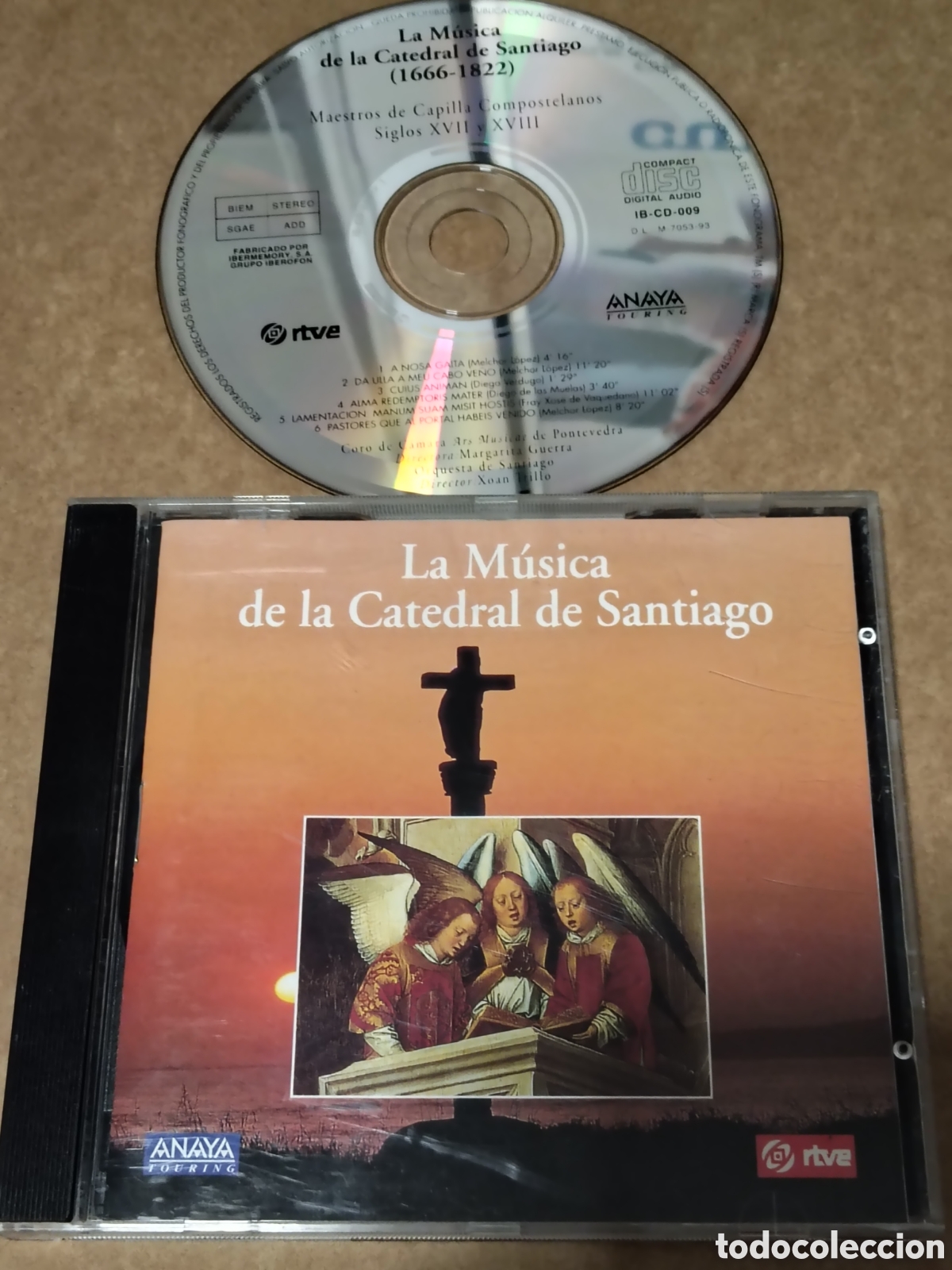 CDs de m&uacute;sica: M&uacute;sica de la Catedral de Santiago (1666-1822) - Maestros de Capilla Compostelanos (Siglos XVII y XVI