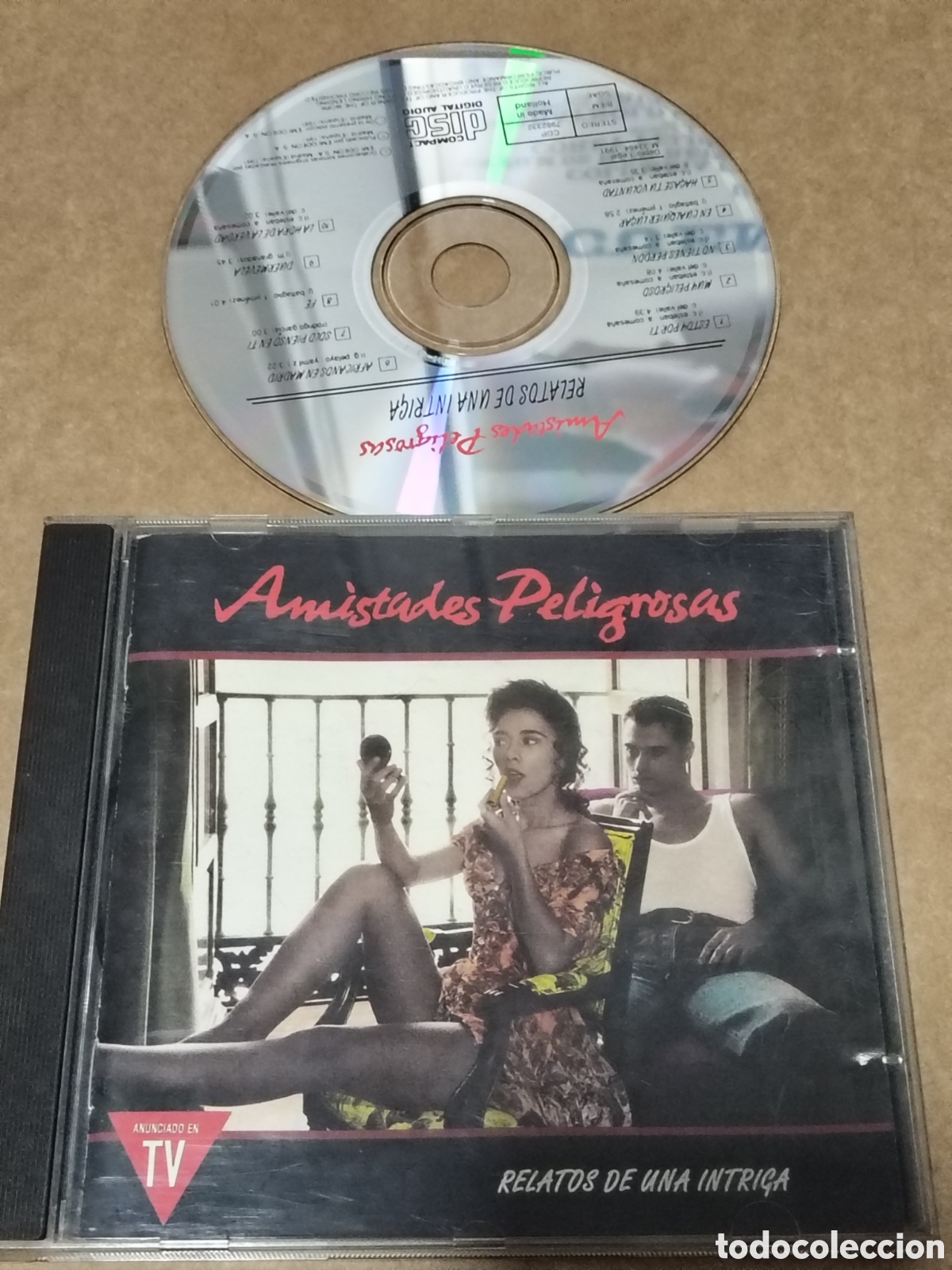 CDs de m&uacute;sica: CD &rdquo;Relatos de una intriga&rdquo; de Amistades Peligrosas