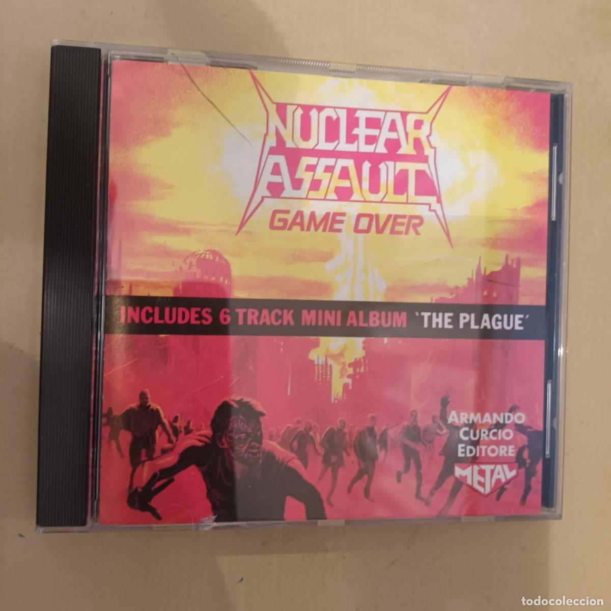 CDs de m&uacute;sica: Nuclear Assault , Game Over , CD 1992 Italy . Impecable. Thrash Metal