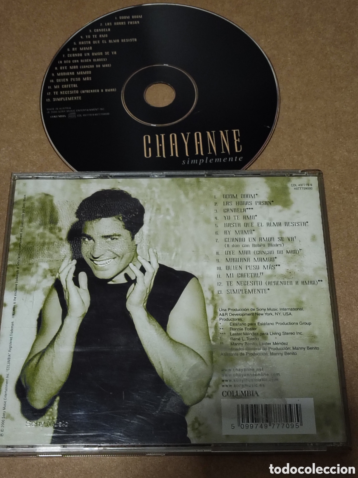 CDs de m&uacute;sica: CD &rdquo;Simplemente&rdquo; de Chayanne - Foto 2