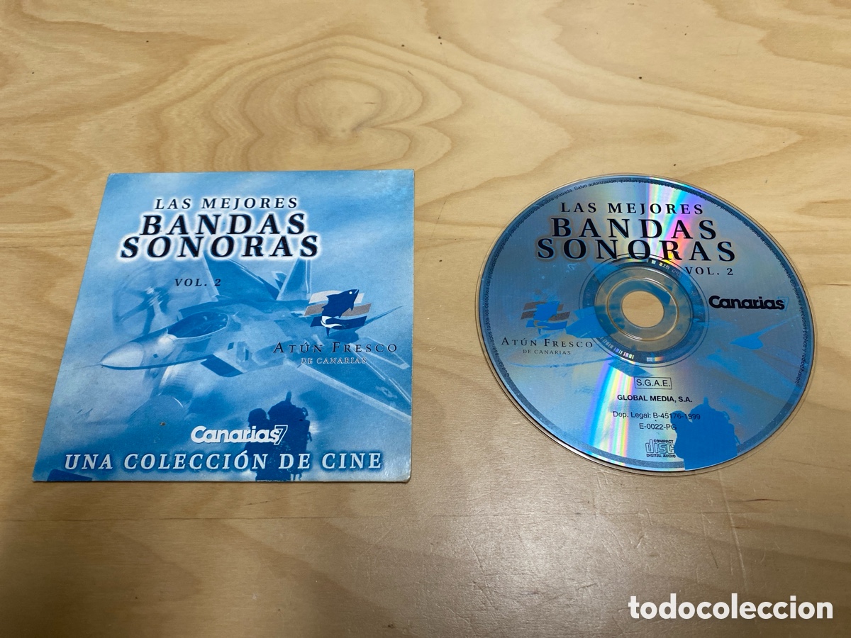 CDs de m&uacute;sica: Las mejores bandas sonoras vol. 2 (promocional Canarias 7)