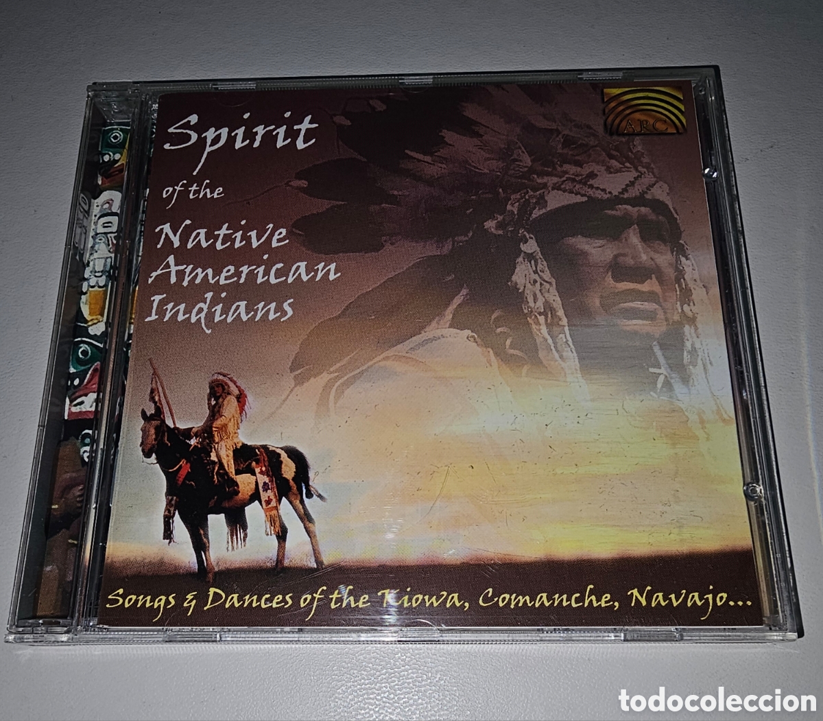 CDs de m&uacute;sica: CD SPORIT OF THE NATIVE AMERICAN INDIANS