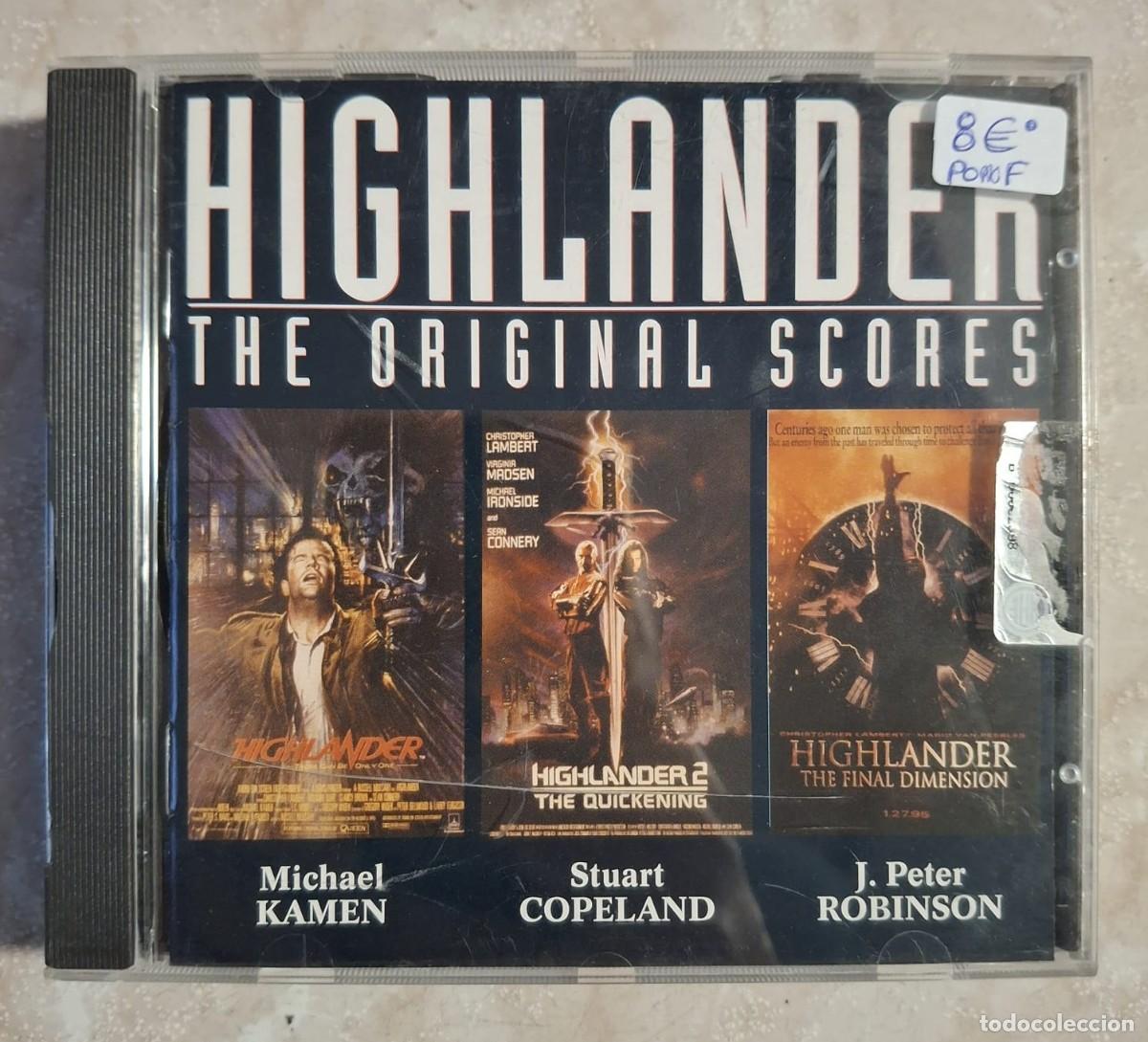 CDs de m&uacute;sica: CD HIGHLANDER THE ORIGINAL SCORES