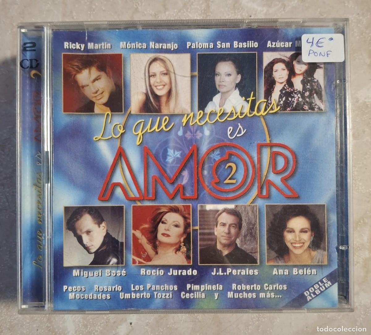 CDs de m&uacute;sica: CD LO QUE NECESITAS ES AMOR 2 - Foto 1