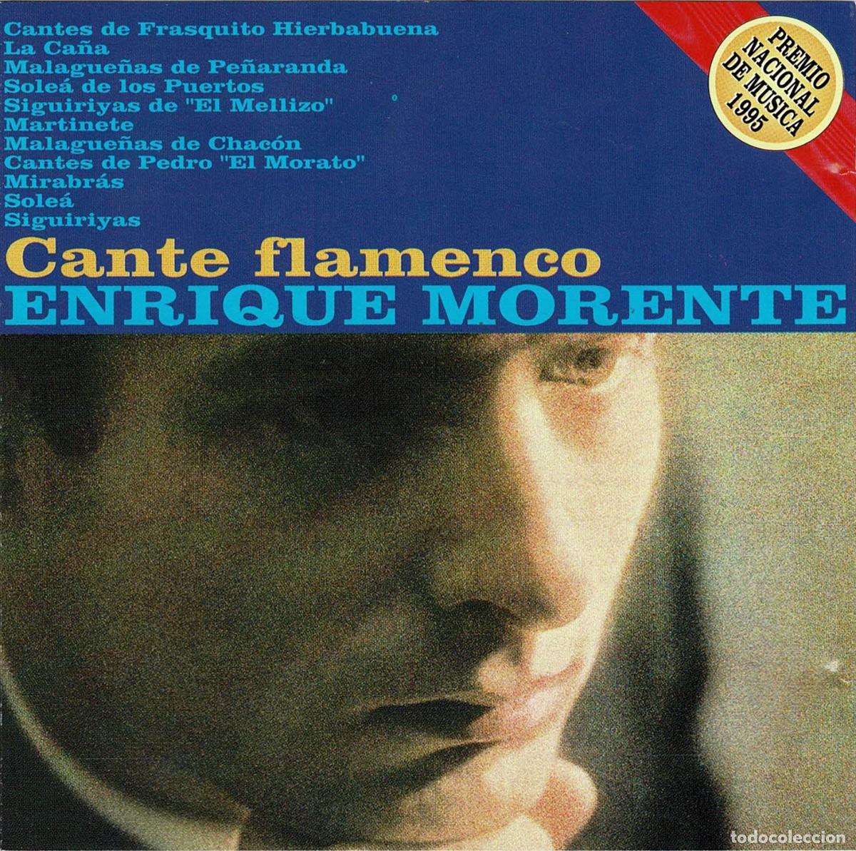 CDs de m&uacute;sica: Enrique Morente - Cante Flamenco. CD