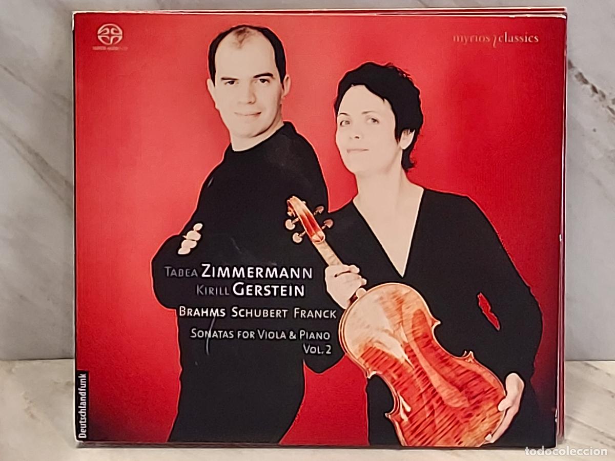 CDs de m&uacute;sica: TABEA ZIMMERMANN | KIRILL GERSTEIN | BRAHMS SCHUBERT FRANCK | VOL. 2 | SACD DIGIPACK | MYRIOS-2012