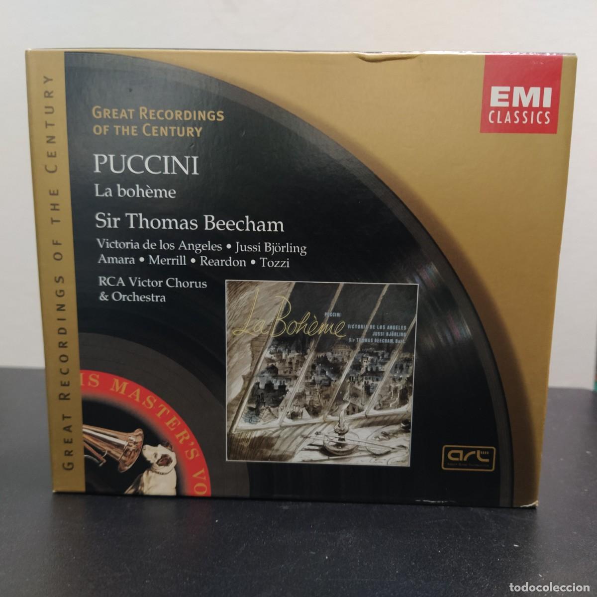 CDs de m&uacute;sica: Puccini - Sir Thomas Beecham - La Boh&egrave;me (2xCD)