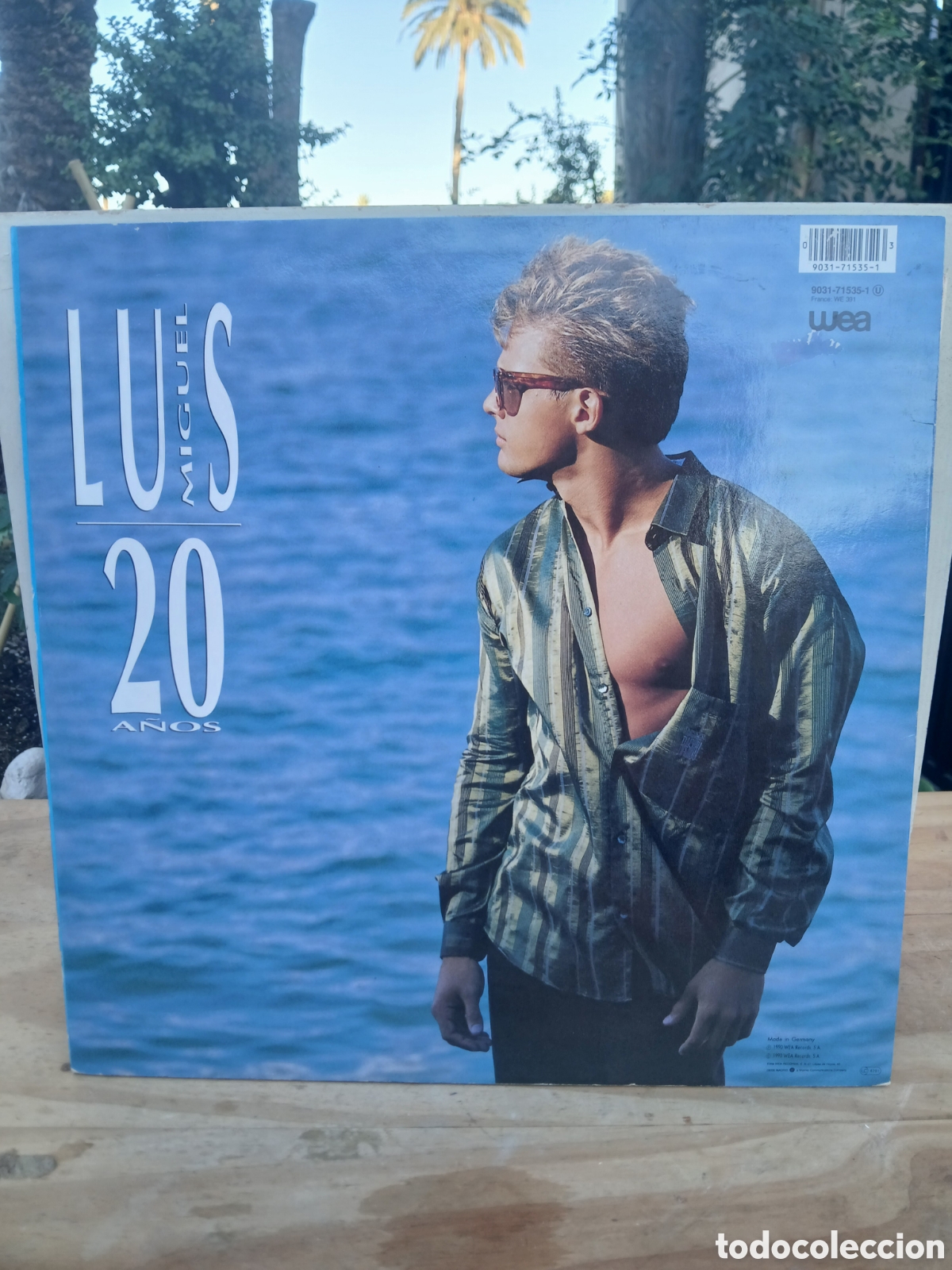 CDs de m&uacute;sica: VINILO, LP LUIS MIGUEL 20 A&Ntilde;OS 1990.