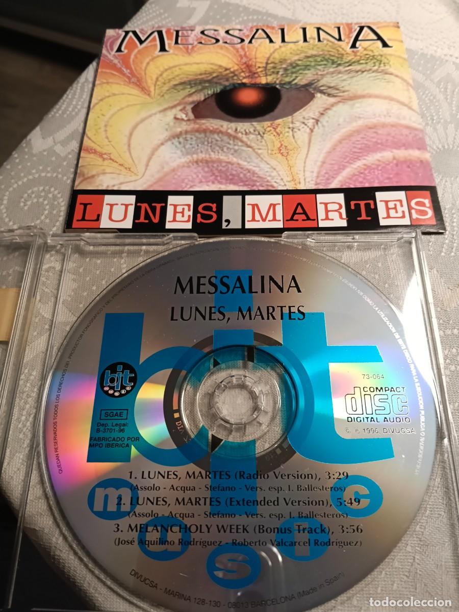 CDs de m&uacute;sica: RAR MAXI CD. MESSALINA. LUNES, MARTES. 3 TRACKS. BIT MUSIC