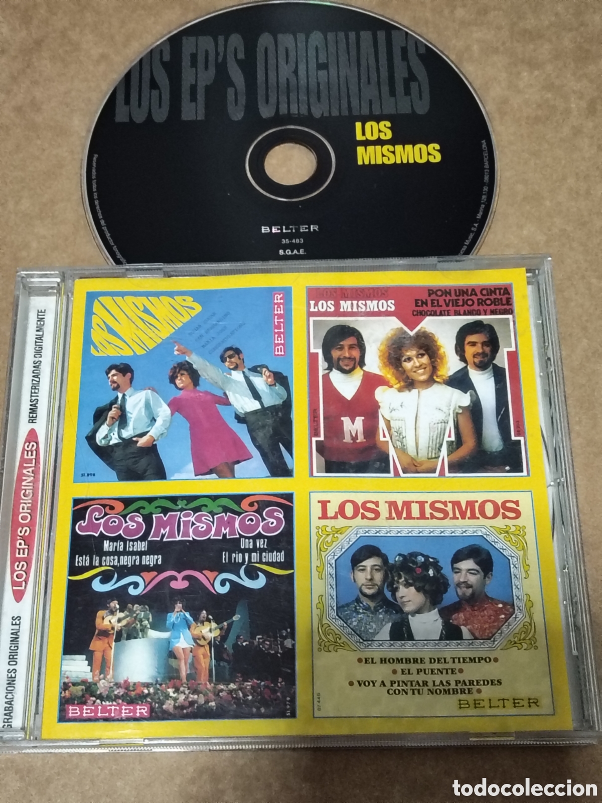 CDs de m&uacute;sica: CD recopilatorio &rdquo;Los Mismos - Los EP's Originales