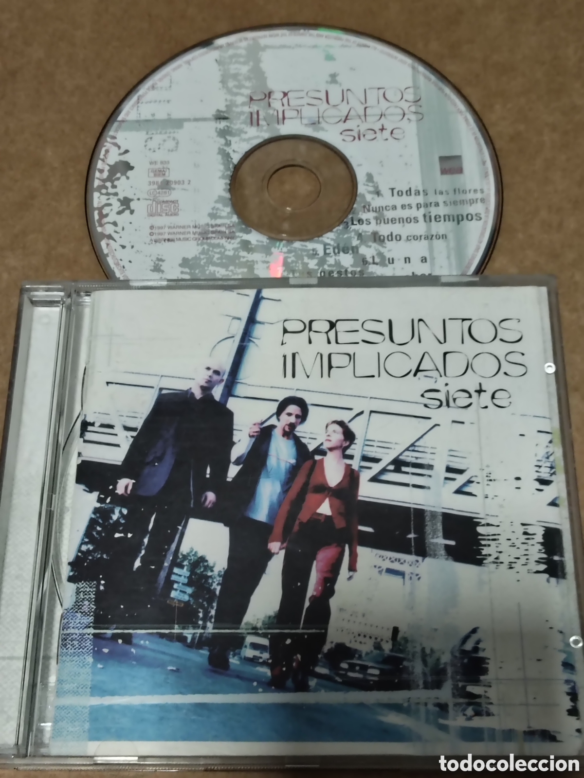 Music CDs: CD &rdquo;Siete&rdquo; (1997) del grupo espa&ntilde;ol Presuntos Implicados