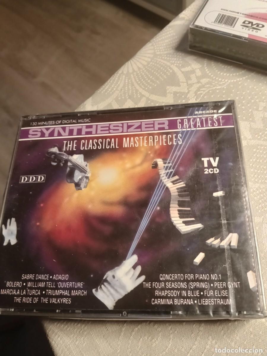 CDs de m&uacute;sica: RAR 2 CD'S. SYNTHESISER. THE CLASSICAL MASTERPIECES. SEALED. MINT