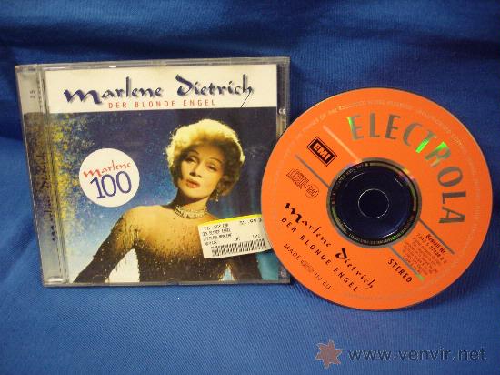 CDs de m&uacute;sica: MARLENE DIETRICH - DER BLONDE ENGEL - MARLENE 100 EMI 2001 - Foto 1