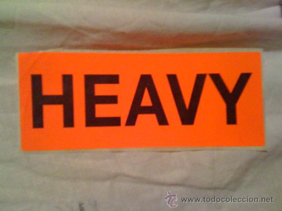 M&uacute;sica de colecci&oacute;n: Pegatina Heavy. Nueva. - Foto 1