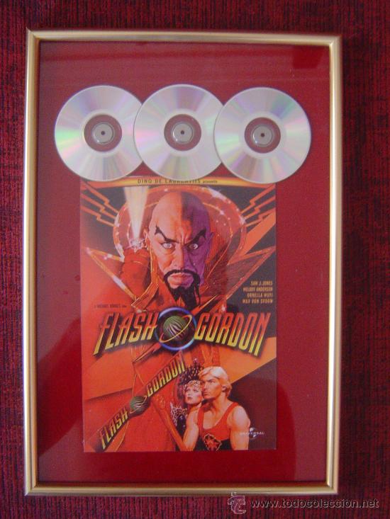M&uacute;sica de colecci&oacute;n: FLASH GORDON - CUADRO ENMARCADO (QUEEN) - Foto 1