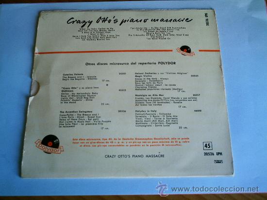 M&uacute;sica de colecci&oacute;n: CRAZY OTTO&acute;S  PIANO MASSACRE      POLYDOR - Foto 2
