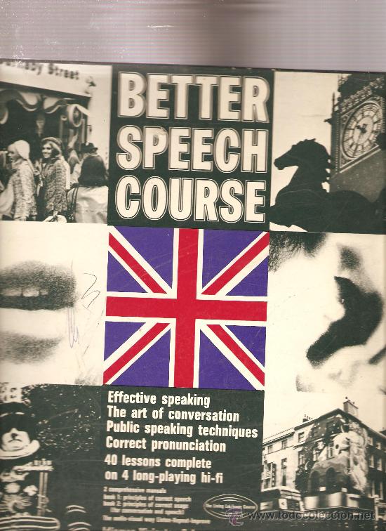 M&uacute;sica de colecci&oacute;n: CURSO DE INGLES: BETTER SPEEECH COURSE  (4 VINILOS + 2 LIBROS) - Foto 1