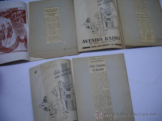 Música de colección: TEATRO CALDERÓN. TEMPORADA OFICIAL ÓPERA 1943. 7 PROGRAMAS, AIDA, MADAMME BUTERFLY...... - Foto 2 - 20091869